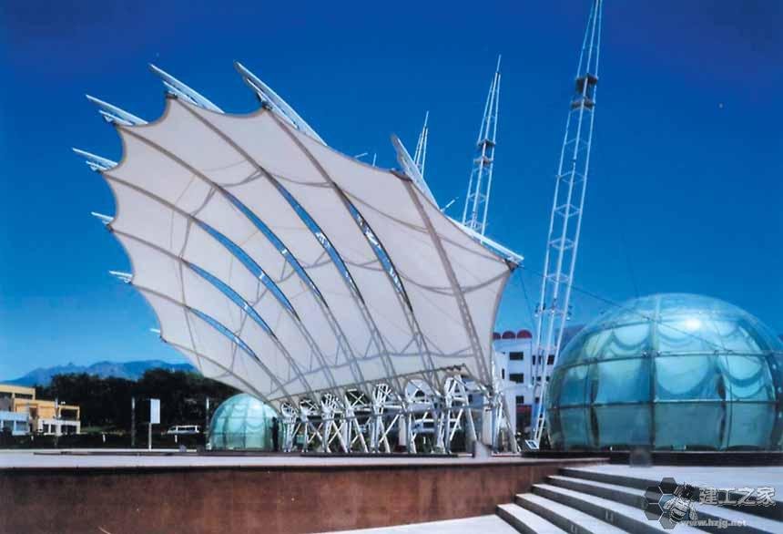 上海车棚膜结构网架